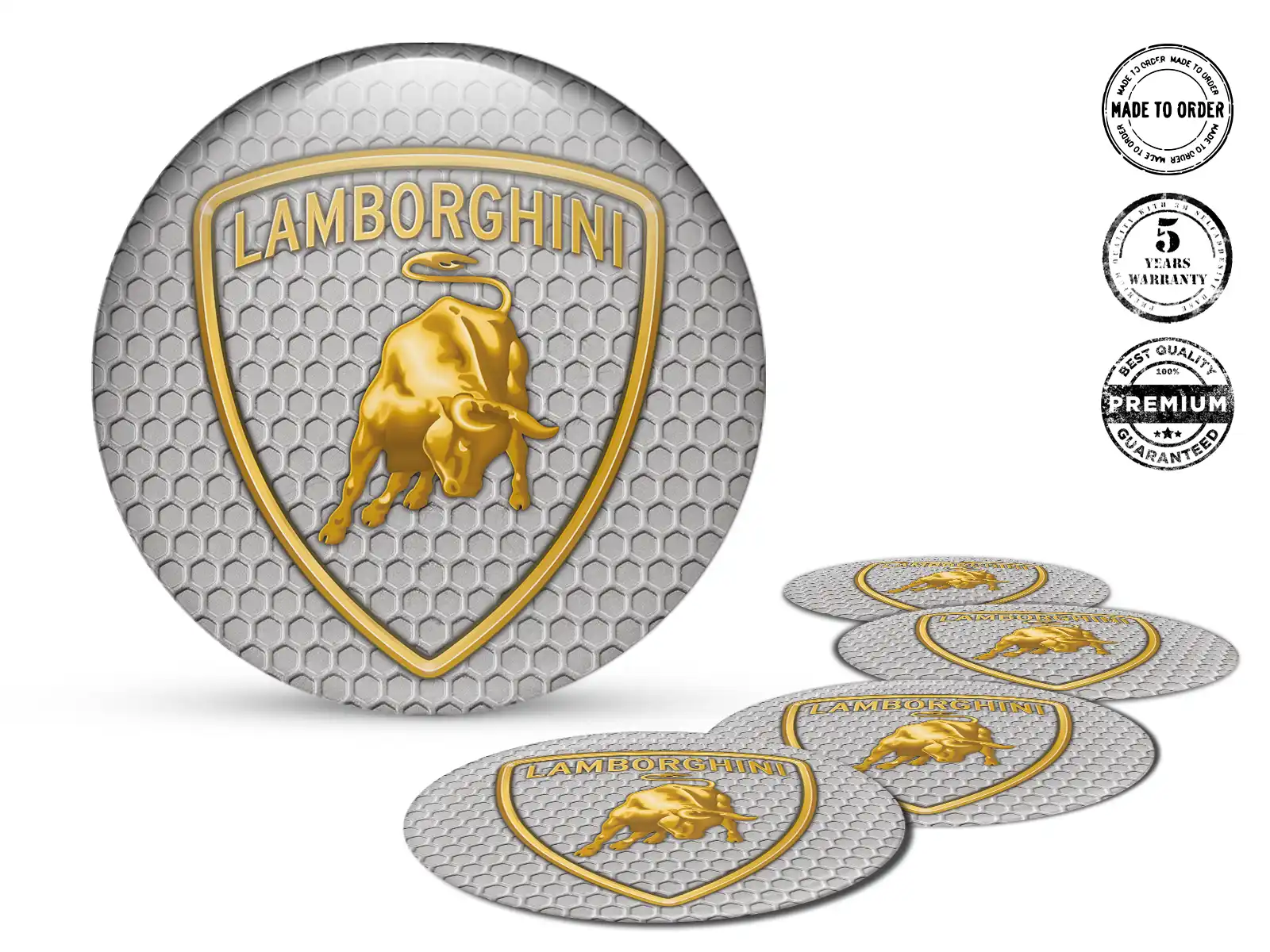 Lamborghini Dekor für Felgen Luxus Radplaketten